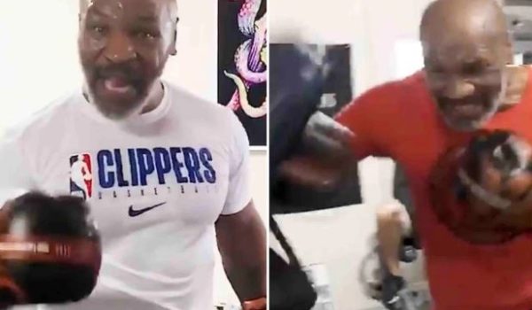 Mike Tyson prepara su regreso con la última tecnología en sus entrenamientos