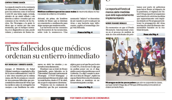 Portada impresa 12-05-2020
