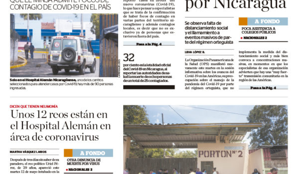 Portada impresa 13-05-2020