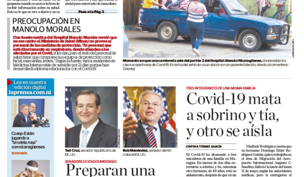 Portada impresa 14-05-2020
