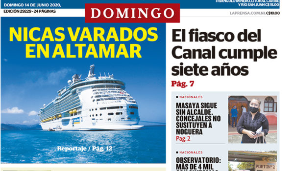 Portada impresa 14-06-2020