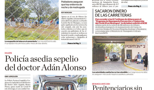 Portada impresa 15-06-2020