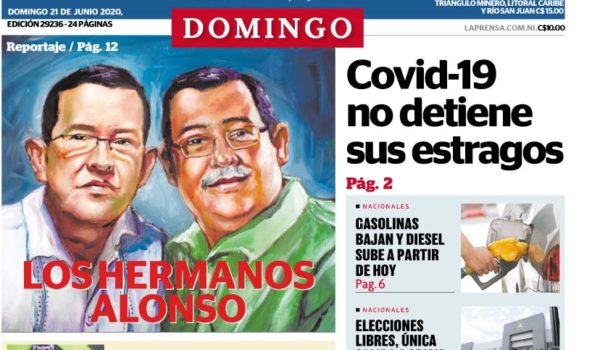 Portada impresa 21-6-2020