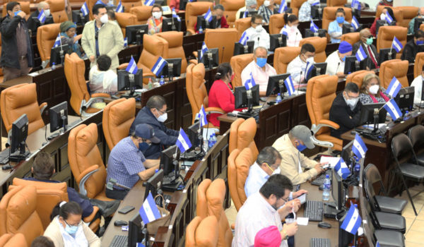 Diputados. Asamblea Nacional, Covid-19, pandemia, receso parlamentario. orteguistas, Nicaragua
