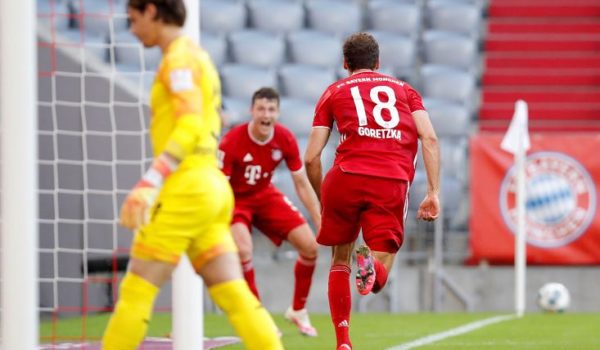 Goretzka deja al Bayern a un paso del título en la Liga alemana