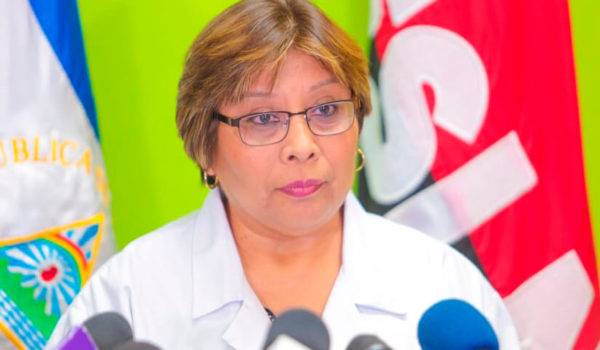 Ministra de Salud, Martha Verónica Reyes, pandemia, coronavirus Nicaragua, Unidad Médica Nicaragüense