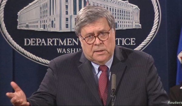 William Barr, Estados Unidos, protestas, George Floyd