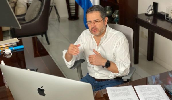 presidente de Honduras, Juan Orlando Hérnandez, coronavirus