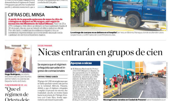 Portada impresa 3-7-2020