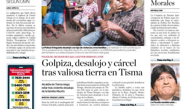 Portada impresa 7-7-2020