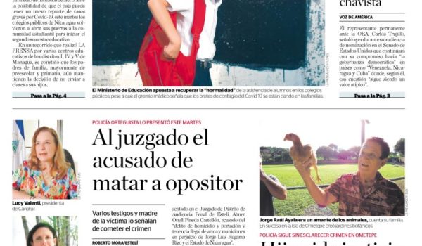 Portada impresa 22-7-2020