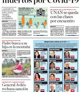 Portada impresa 17-7-2020