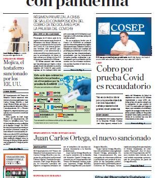 Portada impresa 18-7-2020