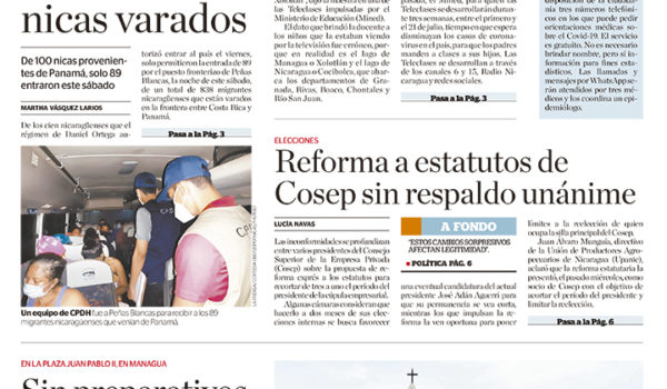 Portada impresa 06-07-2020