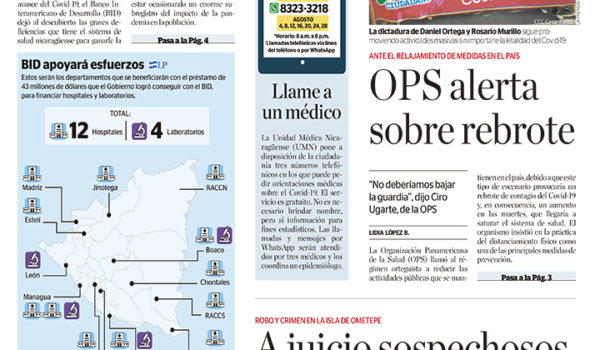 Portada impresa 19-08-2020