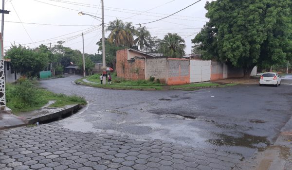 LA PRENSA/ ERNESTO GARCÍA Este es el sitio donde delicuentes armados robaron al cambista José Luis Urbina Zeledon