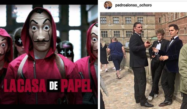 Atracos con máscaras de Dalí llegan a su fin. La Casa de Papel corre escenas de su quinta y última serie en Copenhague