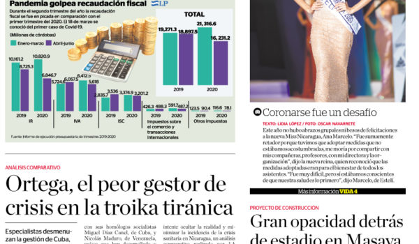 Portada impresa 10-08-2020