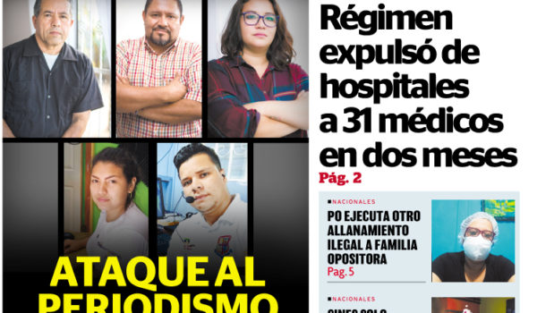 Portada impresa 30-08-2020