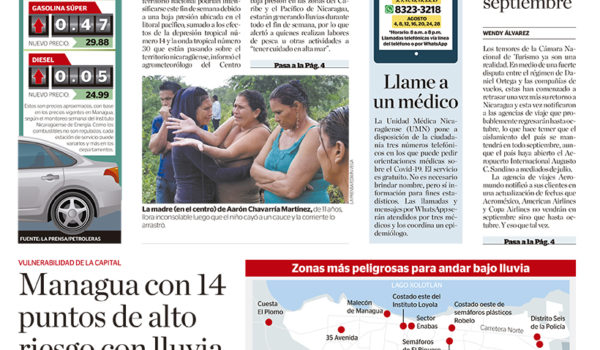 Portada impresa 22-08-2020
