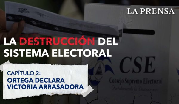 La destrucción del sistema electoral: Ortega declara victoria arrasadora