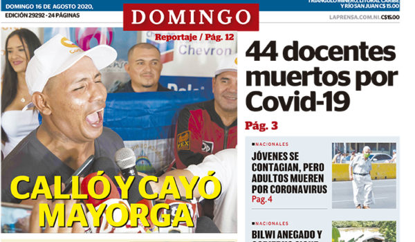 Portada impresa 16-08-2020