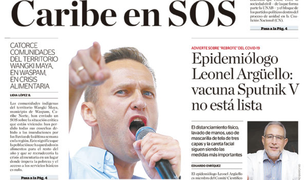 Portada impresa 21-08-2020