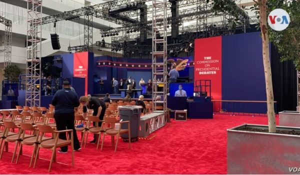 Primer debate presidencial en Cleveland