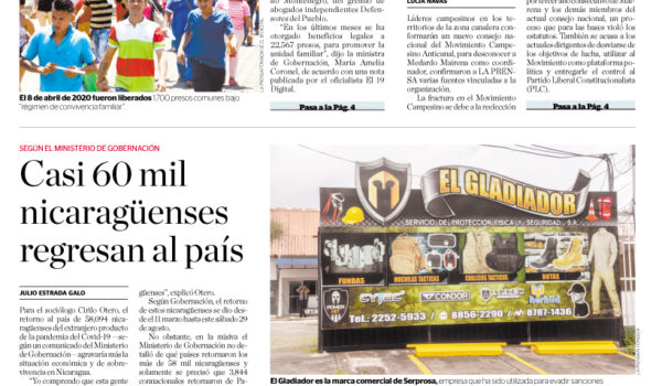 Portada impresa 01-09-2020