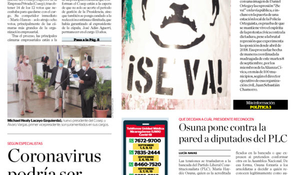 Portada impresa 09-09-2020