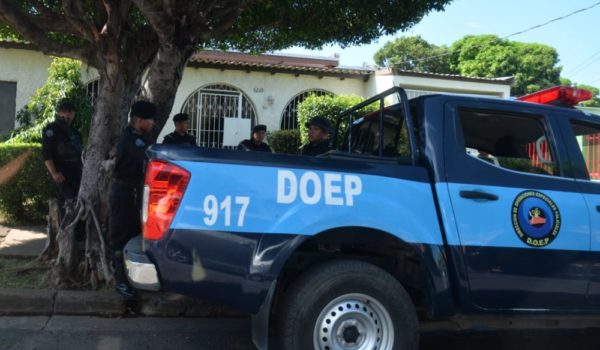 Asedio policial Managua. LA PRENSA /JADER FLORES