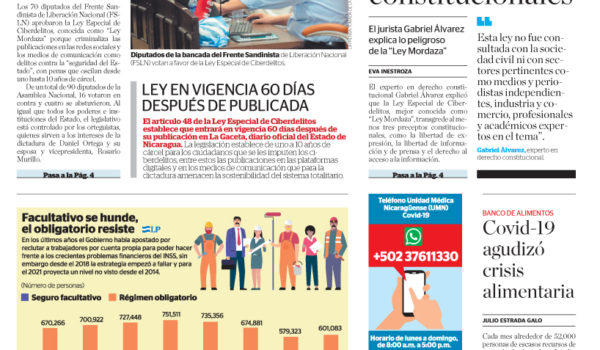 Portada impresa 28-10-2020