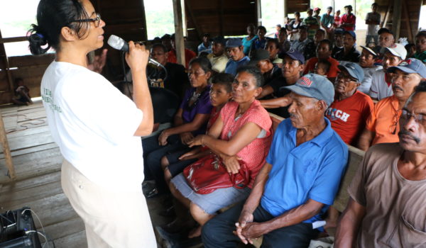 «Bapi Buaia» es parte de la trayectoria de la defensora de derechos humanos en las comunidades indígenas y afrodescendientes. LA PRENSA / CORTESÍA