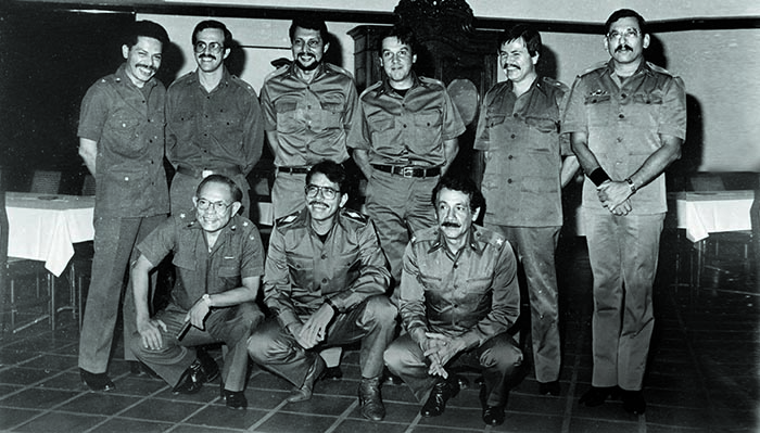 Los comandantes de la revolución. LA PRENSA/ARCHIVO