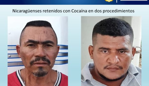 Estos son los dos nicaragüenses sentenciados a 20 años de prisión en El Salvador por narcotráfico. LA PRENSA/archivo