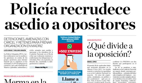 Portada impresa 19-10-2020