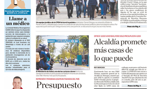 Portada impresa 21-10-2020