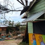 Albergue La Esperanza, sufre los embates de Iota. LA PRENSA / NIDIA WHITE