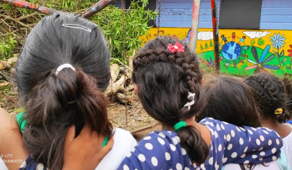 Más de 20 niñas se encontraban albergadas en La Esperanza. LA PRENSA / NIDIA WHITE