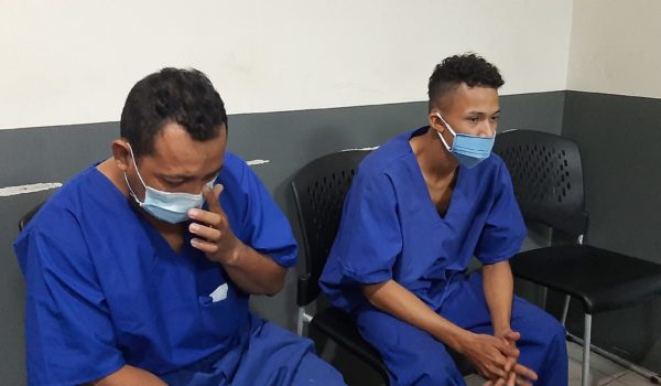 Iván Aguilar Murillo y Yader García Maradiaga enfrentan cargos por asesinato. La Prensa/ Ernesto García