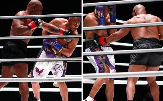 Mike Tyson y Roy Jones Jr dejan destellos de sus grandezas en Los Ángeles 