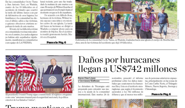 Portada impresa 25-11-2020