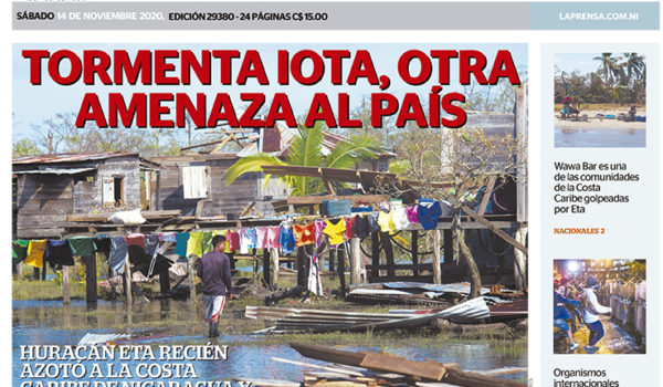 Portada impresa 14-11-2020