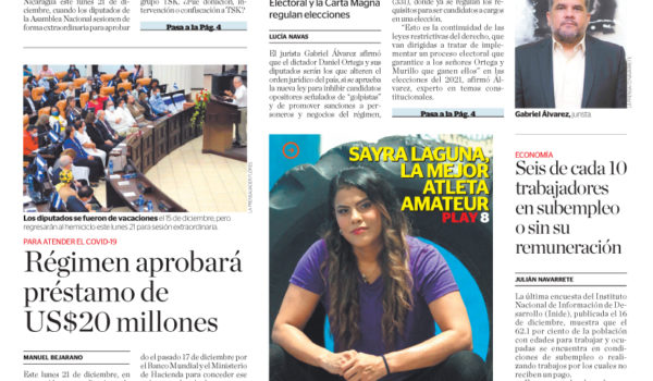 Portada impresa 21-12-2020