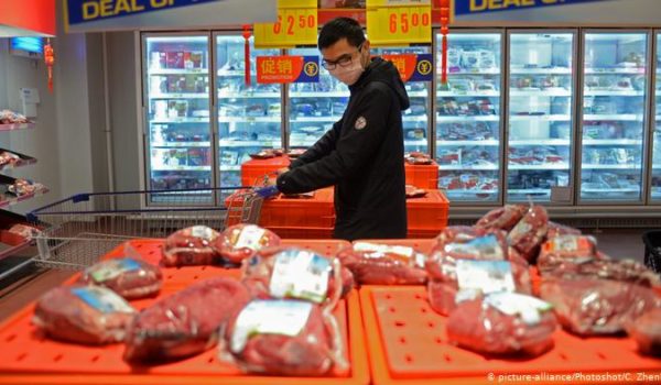 China detecta coronavirus en envases de carne de Argentina