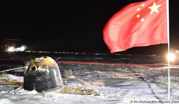 Sonda china Chang’e-5 regresó a la Tierra con material lunar