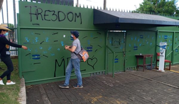 Estudiantes de la UCA activan las protestas a un mes de terminar 2020