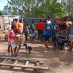 La brigada de veterinarios ha sido bien acogida por los pobladores de las comunidades del Caribe Norte. LA PRENSA / CORTESÍA WAP