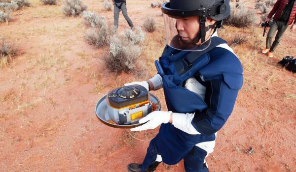 La cápsula con muestras del asteroide Ryugu recuperada en «perfectas» condiciones