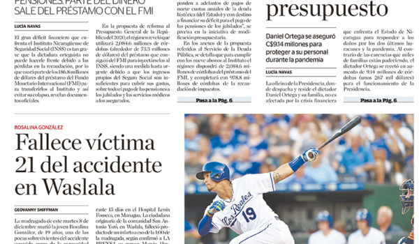Portada impresa 09-12-2020